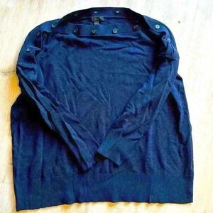 J Crew sweater with buttons around neck size small/medium